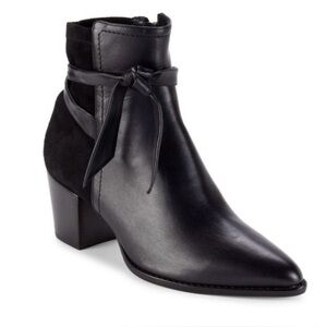 Alexandre Birman Clarita 60 Leather & Suede Booties - New w/o Box